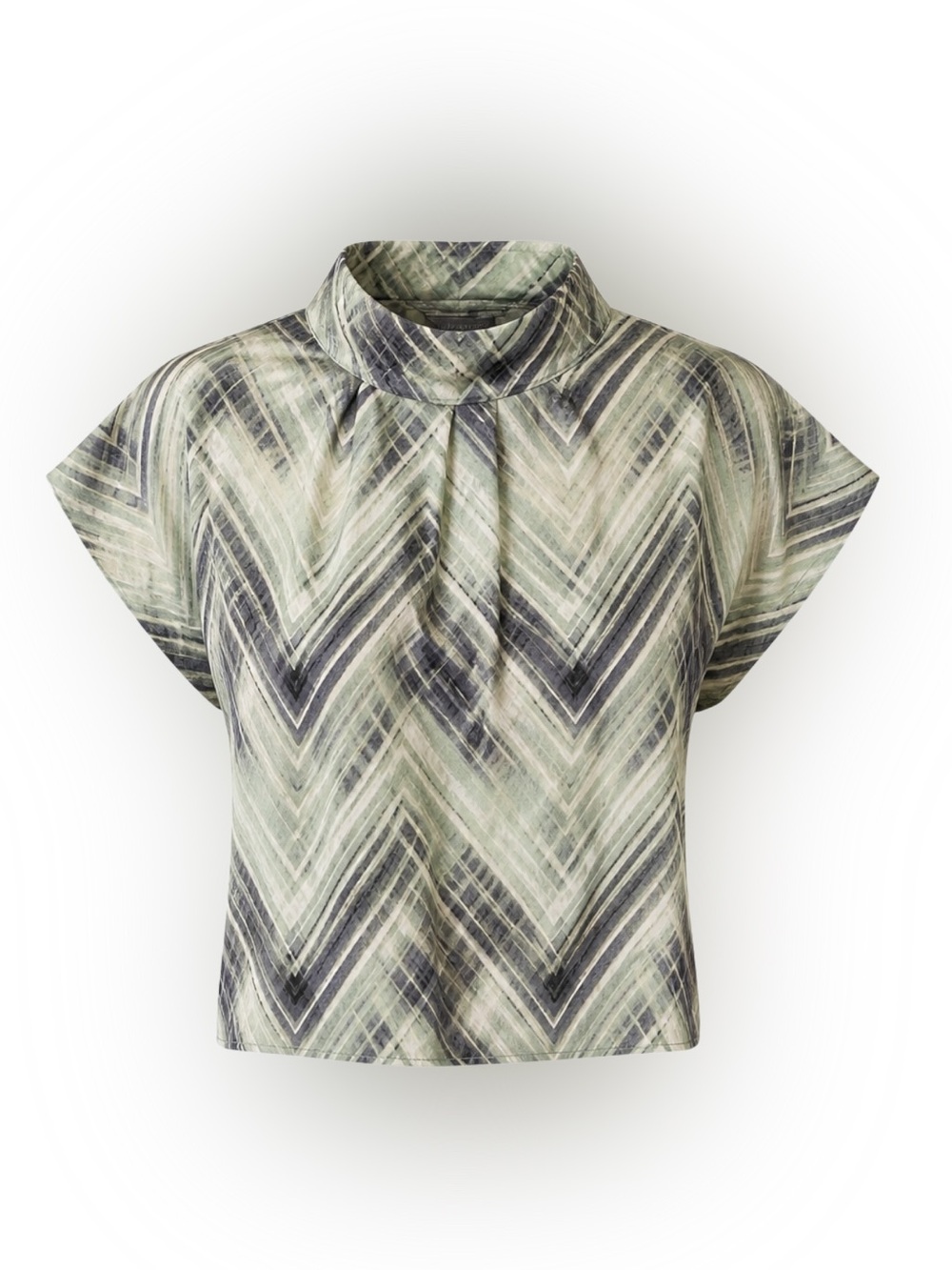 Vince Camuto Chevron Patterned Blouse